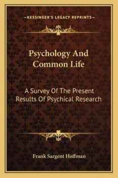 Psychology and Common Life