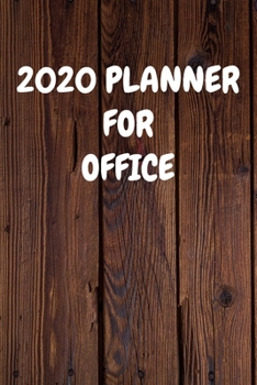 2020 Planner for Office: Cool Wood Themed Daily Weekly Monthly 2020 - 2021 Planner / Organizer / Diary - Christmas Gift