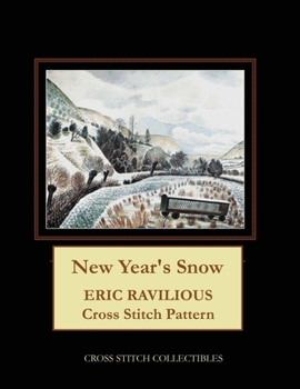 New Year's Snow: Eric Ravilious Cross Stitch Pattern