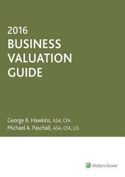 Paperback Business Valuation Guide-2016 Book