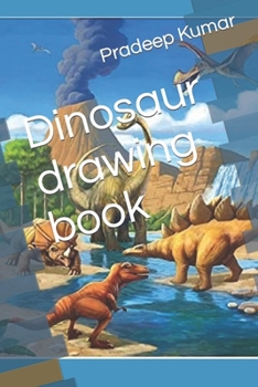 Paperback Dinosaur drawing book