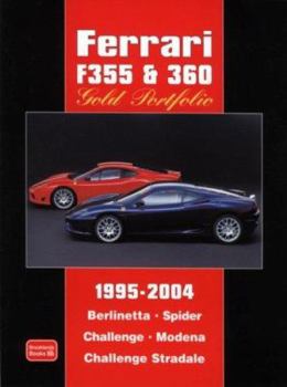 Paperback Ferrari F355 & 360 Gold Portfolio, 1995-2004 Book