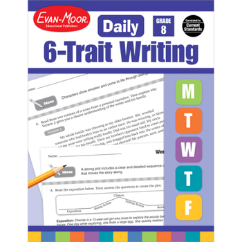 Paperback Daily 6-Trait Writing Grade 8 Te Book