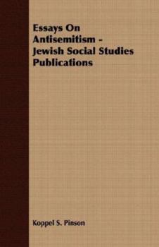 Paperback Essays On Antisemitism - Jewish Social Studies Publications Book