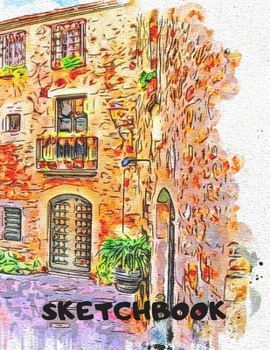 Paperback Sketchbook: 8.5" X 11" Large Blank Book For Draw, Scketch and Doodle. Book