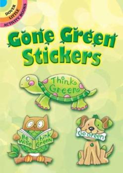 Paperback Gone Green Stickers Book