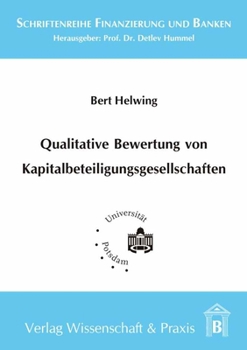 Paperback Qualitative Bewertung Von Kapitalbeteiligungsgesellschaften [German] Book
