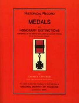 Paperback Tancred: Historical Record of Medals and Honorary Distinctions Book