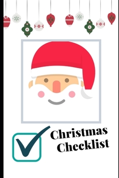 Paperback Christmas Checklist!: Holiday To Do List/Over 7,000 blank lines with checkboxes next to them Book