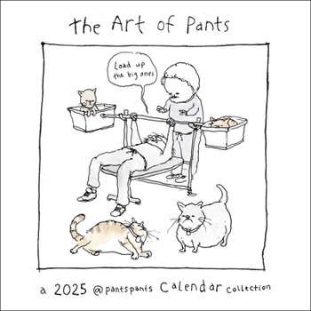 Calendar The Art of Pants 2025 Wall Calendar Book