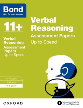 Paperback Bond 11+: Verbal Reasoning: Up to Speed Papers Book