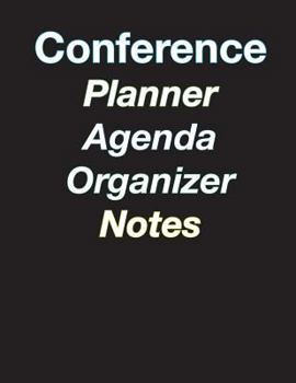 Paperback Large Color Coded 5-Day Conference Planner/Organizer/Agenda/Note-Taking - 8.5 x 11 - 44 pages Book