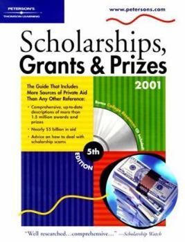Paperback Peterson's Scholarships, Grants & Prizes 2001 Book