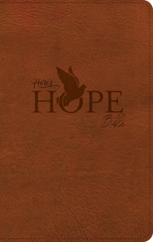 Imitation Leather CSB Here's Hope Bible, Burnt Sienna Leathertouch Book