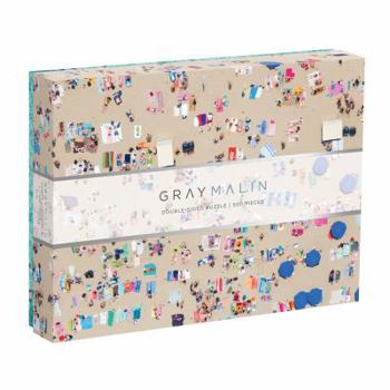 Game Gray Malin the Beach Two-Sided Puzzle Book