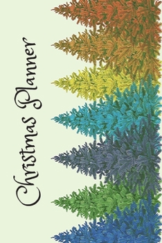 Paperback Christmas Planner: Organizer, Calendar, Schedule, New Year Agenda, Notebook, (110 Pages, Lined, 6 x 9) Book