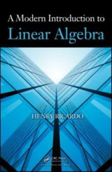 Hardcover A Modern Introduction to Linear Algebra Book