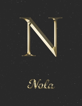 Nola: 1 Year Daily Planner (12 Months) | Yellow Gold Effect Letter N Initial First Name | 2020 - 2021 | 365 Pages for Planning | January 20 - December ... | Plan Each Day, Set Goals & Get Stuff Done