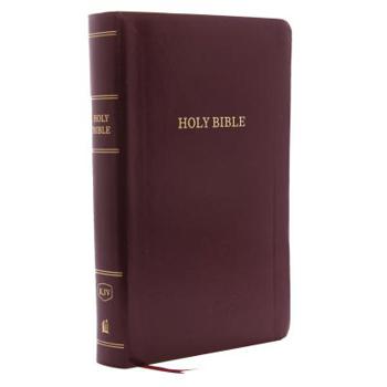 Imitation Leather KJV, Reference Bible, Personal Size Giant Print, Leather-Look, Burgundy, Red Letter Edition [Large Print] Book