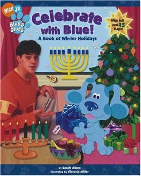 Board book Celebrate with Blue!: A Book of Winter Holidays Book