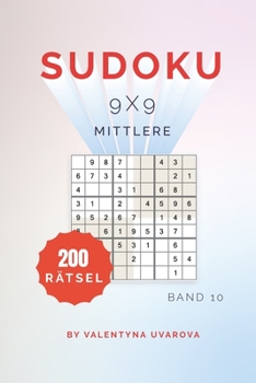 Paperback Sudoku: 200 Mittlere Rätsel 9x9 band. 10 [German] Book