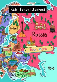 Kids Travel Journal Europe: Fun Vacation Notebook, Diary for Children to Write In with Prompts Pages for Writing, Doodling and Sketching, Small Lined Diary