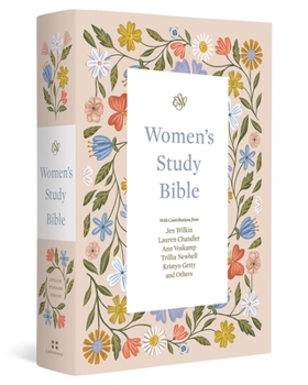 Hardcover ESV Women's Study Bible (Hardcover, Blush Wildflower Design) Book