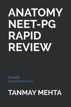 Paperback Anatomy NEET-PG Rapid Review Book