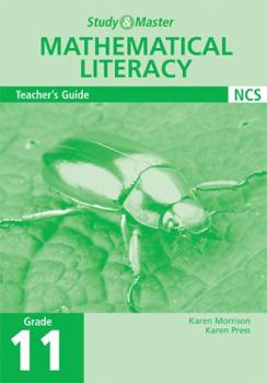 Paperback Study and Master Mathematical Literacy Grade 11 Teacher's Guide Book