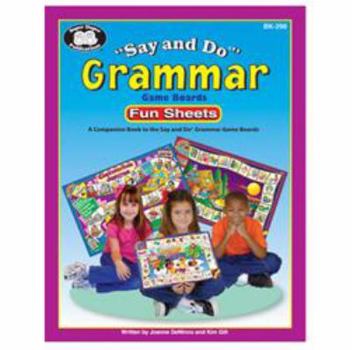 Paperback Super Duper Publications | Say and Do Grammar Game Board Fun Sheets | Educational Resource for Children Book