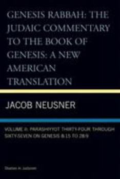 Paperback Genesis Rabbah: Parashiyyot 34-67 on Genesis 8:15 to 28:9 Book