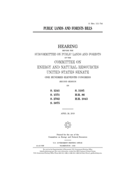 Public lands and forests bills