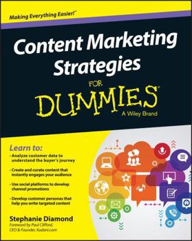 Paperback Content Marketing Strategies for Dummies Book