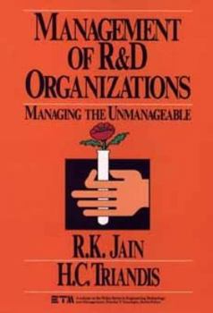 Hardcover Management of Research and Development Organizations: Managing the Unmanageable Book