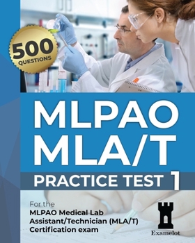 Paperback MLPAO MLA/T Certification Exam: Practice Test 1 Book