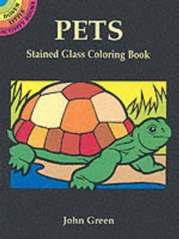 Paperback Pets Stained Glass Coloring Book