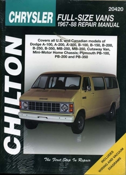 Paperback Chrysler Full-Size Vans, 1967-88 Book