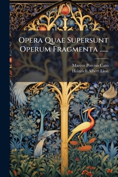Paperback Opera Quae Supersunt Operum Fragmenta ...... [Latin] Book