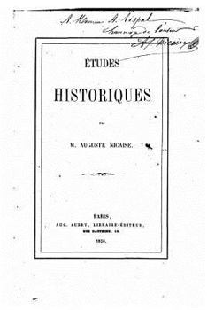 Paperback Études historiques [French] Book