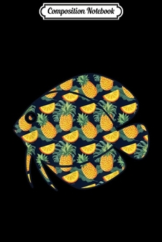 Composition Notebook: Pineapple Hawaiian Discus Women Men Print Fish Girl Gift  Journal/Notebook Blank Lined Ruled 6x9 100 Pages