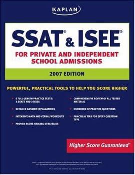 Paperback Kaplan SSAT & ISEE: For Private and Independent School Admissions Book
