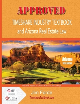 Paperback Approved Timeshare Industry Textbook and Arizona Real Estate Law Book