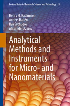 Hardcover Analytical Methods and Instruments for Micro- And Nanomaterials Book