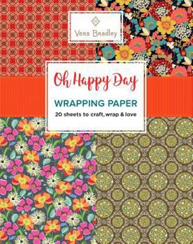 Paperback Vera Bradley Oh Happy Day Wrapping Paper Book