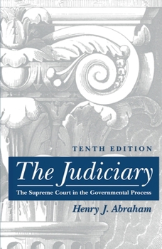 Hardcover The Judiciary: Tenth Edition Book