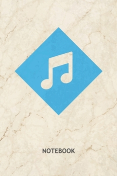 NOTEBOOK: Instrumentalist Note Book Grid-lined 6x9 - Music Journal A5 Gridded - 90s Kids Planner Pop Music 2019 120 Pages SQUARED - Music Lover Diary Musician Soft Cover - Partygoer Birthday Present