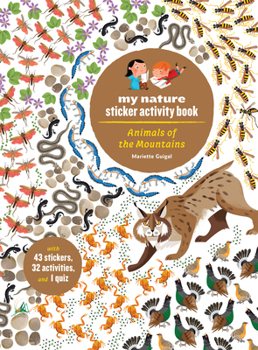 Paperback Animals of the Mountains: My Nature Sticker Activity Book