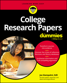 Paperback College Research Papers for Dummies Book