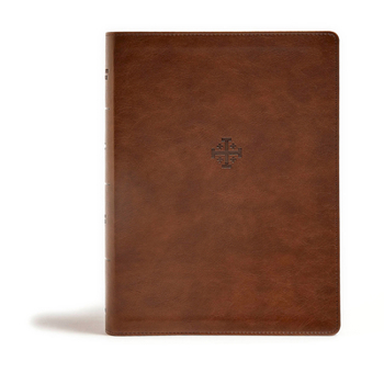 Imitation Leather CSB Life Connections Study Bible, Brown Leathertouch, Indexed Book