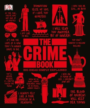 Hardcover The Crime Book: Big Ideas Simply Explained Book